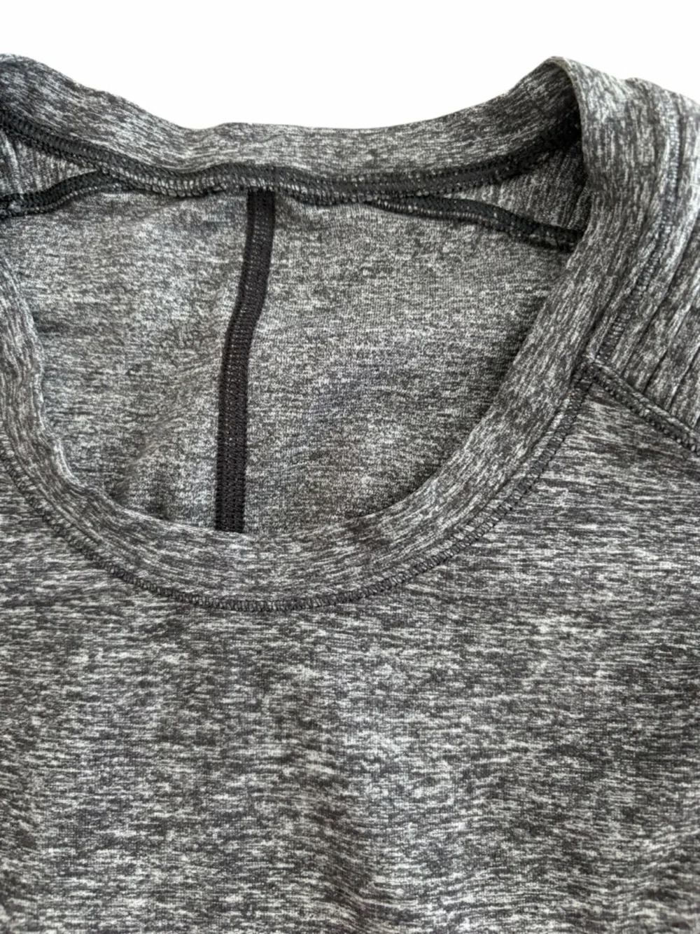 lululemon athletica star runner long sleeve heathered black - size small - Picture 4 of 6